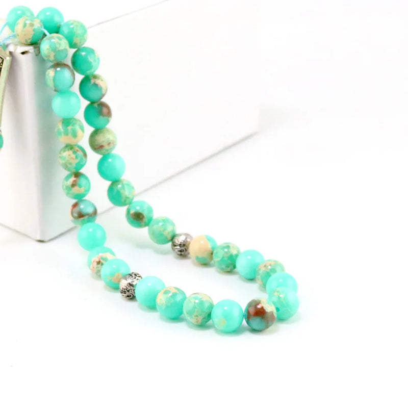 Natural Agates Stone Tasbih 33 66 99 Prayer Beads Islamic Muslim Rosary