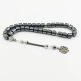 Natural Hematite Stone 33 Beads Muslim Bracelet Islamic Accessory