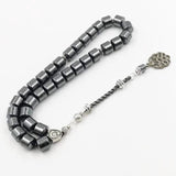 Natural Hematite Stone 33 Beads Muslim Bracelet Islamic Accessory