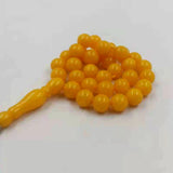 Orange Resin Tasbih Islamic Prayer Beads