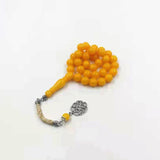 Orange Resin Tasbih Islamic Prayer Beads