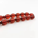 Red Resin Muslim Prayer Beads 33-99 Beads Islamic Rosary Bracelets Gift Ramadan