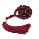Red Resin 33 Beads Muslim Bracelet Islamic Jewelry Arabia Profession Misbaha