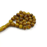 Tasbih Resin Bead Brown Bracelet Islamic Jewelry