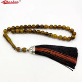 Tasbih Resin Bead Brown Bracelet Islamic Jewelry