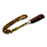 Tasbih Resin Bead Brown Bracelet Islamic Jewelry