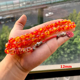Muslim Prayer Beads Red Resin Tasbih Islamic Rosary Gift