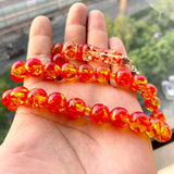 Muslim Prayer Beads Red Resin Tasbih Islamic Rosary Gift
