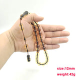 Muslim Prayer Beads Resin Bracelet Arabic Eid Ramadan