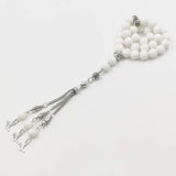 Tasbih Ceramic Muslim Rosary 33 Beads Bracelet Pendant Arabic Jewelry
