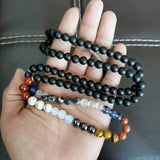 Handmade 99-Beads Tasbih with 12 Gemstones