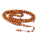 Natural Kuka Wood Muslim Misbaha Prayer Beads Islamic Rosary Bead