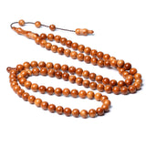 Natural Kuka Wood Muslim Misbaha Prayer Beads Islamic Rosary Bead