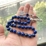 Lapis Lazuli Islamic Rosary Muslim Prayer Beads Arabic Misbaha Bracelet