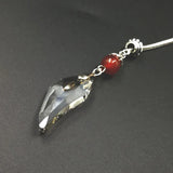 Crystal Tasbih Prayer Beads with Red Agates Tassel 33 66 99 Stone Rosary