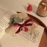Tassel Bow Hair Clip For Girls Shark Cclip Christmas Plush Hair Clip