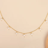 Pearl Pendant Necklace 925 Silver