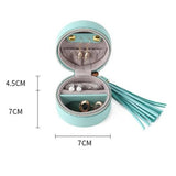 Mini Travel Jewelry Organizer Earring Ring Necklace Portable Packaging Case