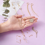Tassels Earrings Jewelry Making Kit with CZ & Crystal Pendants