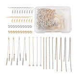 Tassels Earrings Jewelry Making Kit with CZ & Crystal Pendants