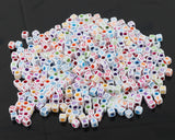 100 pcs Family Loom Bracelet Rubber Bands DIY Silicone Beads