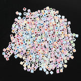 100 pcs Family Loom Bracelet Rubber Bands DIY Silicone Beads