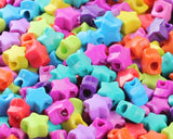 100 pcs Multicolor Star Beads Charms DIY Loom Bands Bracelets Accessories