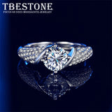 1 CT Moissanite Diamond Ring 925 Sterling Silver Fully Set Gemstones