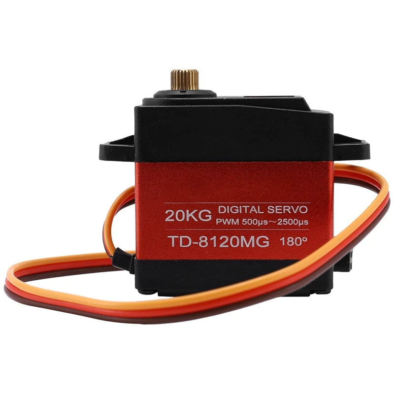 Waterproof Metal Gear Digital Servo 20Kg High Torque 180Angle for RC Car