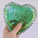 Tea Table Heart Tray Coaster Silicone Mold Resin Casting Mold