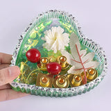 Tea Table Heart Tray Coaster Silicone Mold Resin Casting Mold