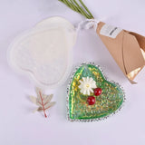 Tea Table Heart Tray Coaster Silicone Mold Resin Casting Mold