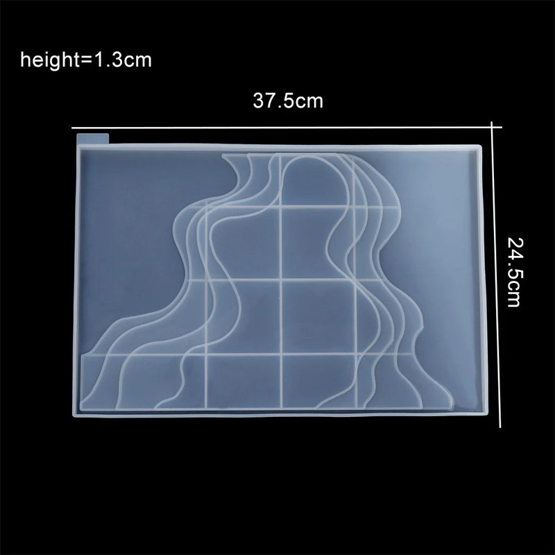 Ocean Terrace Silicone Mold for Crafting