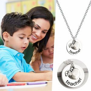 Teacher Appreciation Thank You Necklace For Teacher