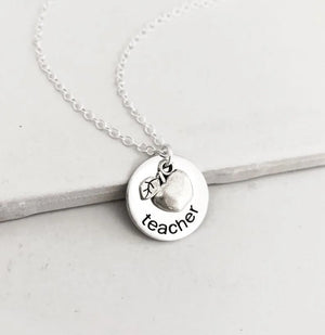 Teacher Appreciation Thank You Necklace For Teacher