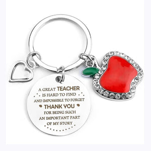 Teacher Appreciation Keychain Student Gift End of Year Meaningful Keyring