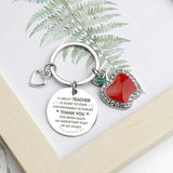 Teacher Appreciation Keychain Student Gift End of Year Meaningful Keyring