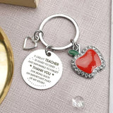 Teacher Appreciation Keychain Student Gift End of Year Meaningful Keyring