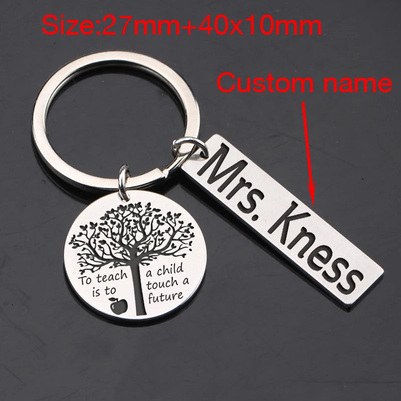 Teacher's Gift Creative Keychain To Teachers Surprise
