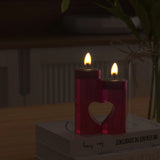 Silicone Heart Tealight Candle Holder Resin Molds for DIY Casting