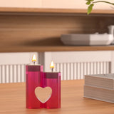 Silicone Heart Tealight Candle Holder Resin Molds for DIY Casting