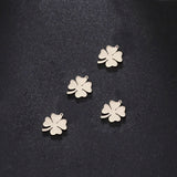 10pcs Lucky Four-leaf Clover Pendant Charms for DIY Jewelry Making