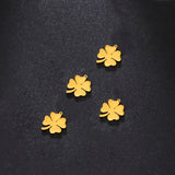 10pcs Lucky Four-leaf Clover Pendant Charms for DIY Jewelry Making