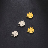 10pcs Lucky Four-leaf Clover Pendant Charms for DIY Jewelry Making