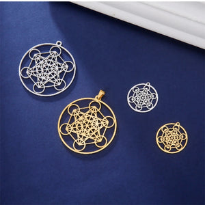 5pcs Archangel Metatron Charm Stainless Steel Charms for Jewelry Making