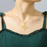 5pcs Witch Knot Pendant Charms Stainless Steel Witchcraft Charm Jewelry