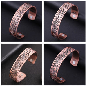 Celtics Knot Tree of Life Men's Cuff Bangles Bracelet