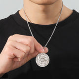 Seal of Solomon Archangel Necklace Stainless Steel Saint Michael Pendant