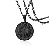 Seal of Solomon Archangel Necklace Stainless Steel Saint Michael Pendant