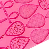Tear Drop Hoop Shape Charm Mold for Epoxy DIY Casting